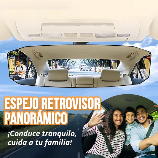 Espejo Retrovisor Panoramico - Visibilidad en puntos ciegos